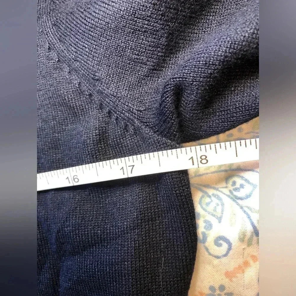 Navy Blue Long sleeve Dress - Picture 14 of 16